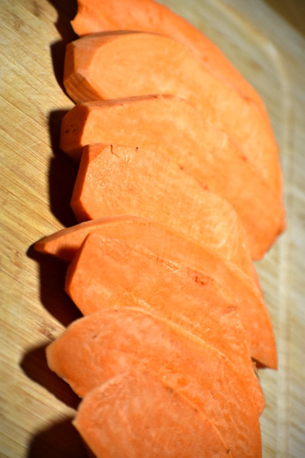 生红薯片